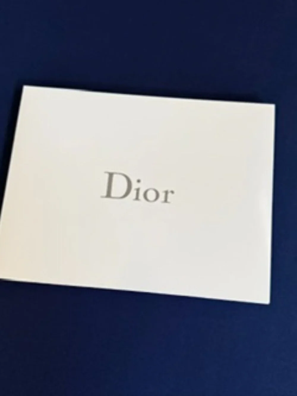 Dior White Crochet Flat Pouch Cosmetic Bag